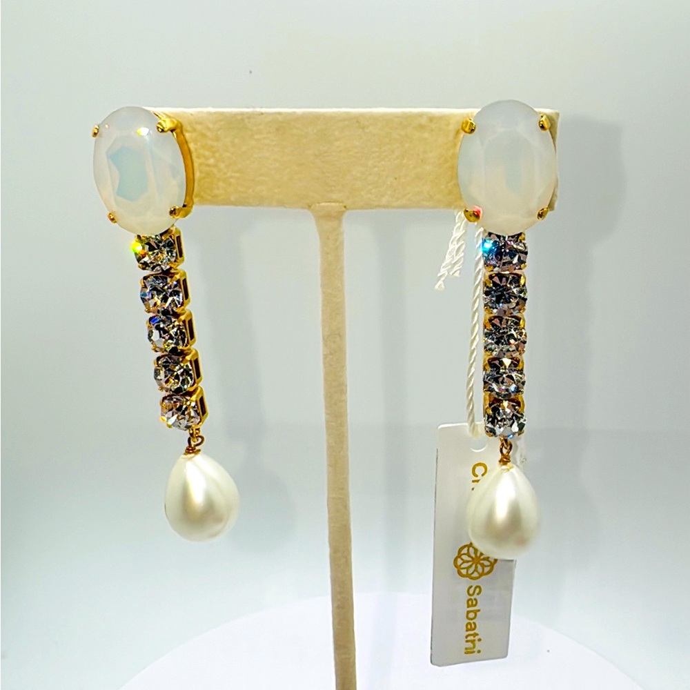 Cristina Sabatini Serenity MoonstoneEarrings.